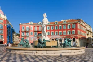 Stare miasto w Nicei, Francja