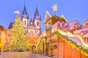 Jarmark Świąteczny - Praga