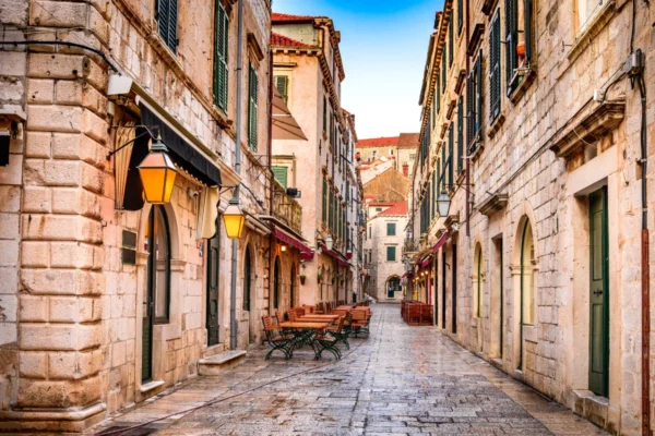 Ulice w Dubrovniku, Chorwacja